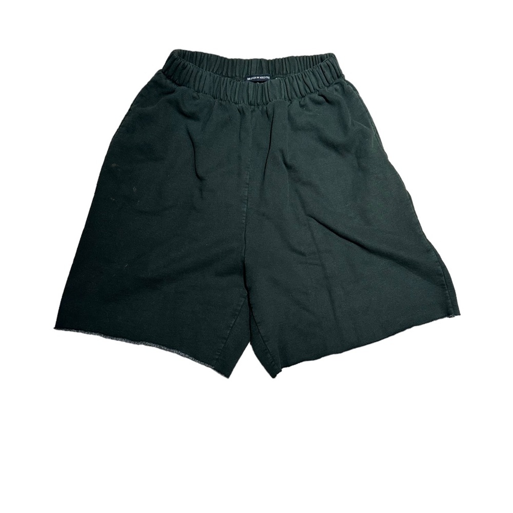 Brandy Melville Green Rosa Sweatshorts